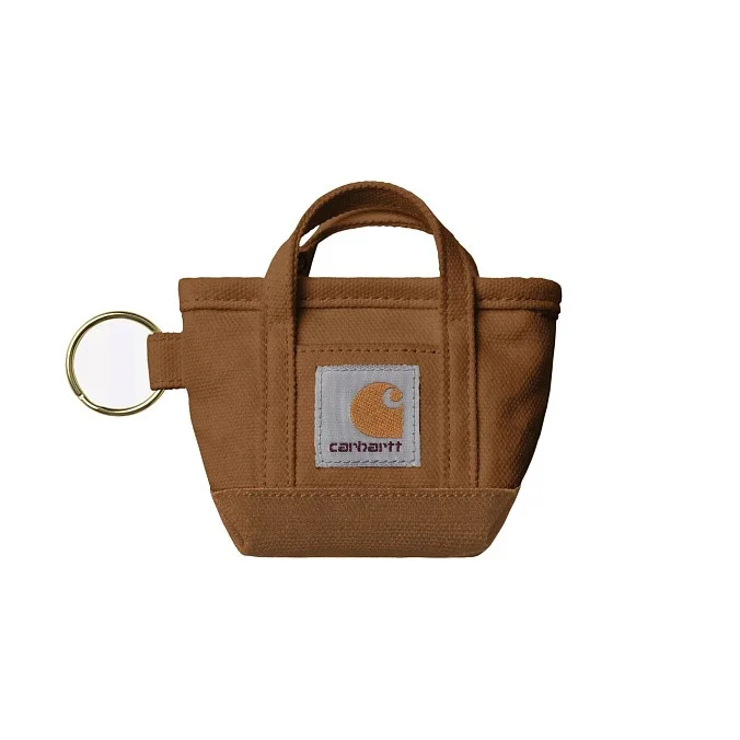 Брелок Carhartt WIP Mini Tote Bag Keychain Hamilton Brown