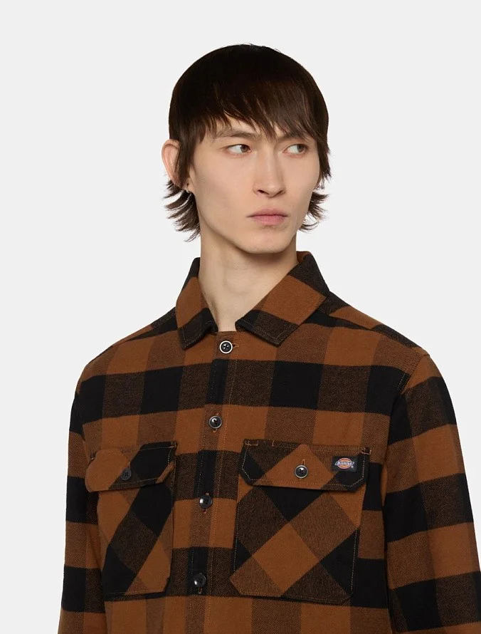 Рубашка Dickies Sacramento Shirt Toffee